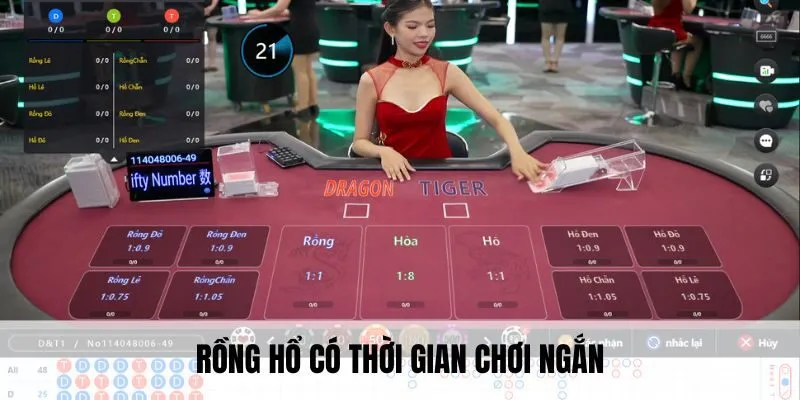 Rồng hổ có thời gian chơi ngắn